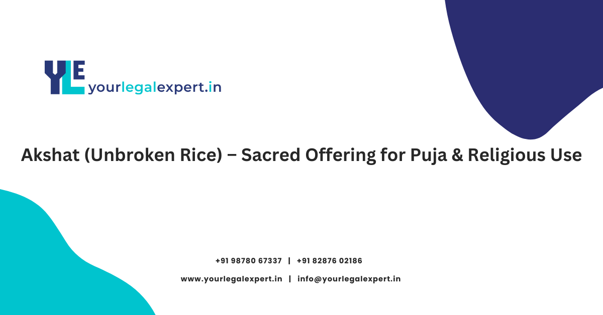 Akshat (Unbroken Rice) – Sacred Offering for Puja & Religious Use